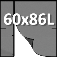 60″L x 86″