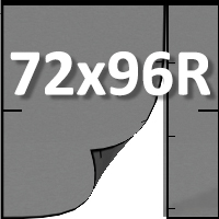  72″R x 96″